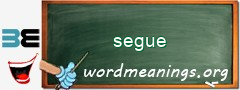 WordMeaning blackboard for segue